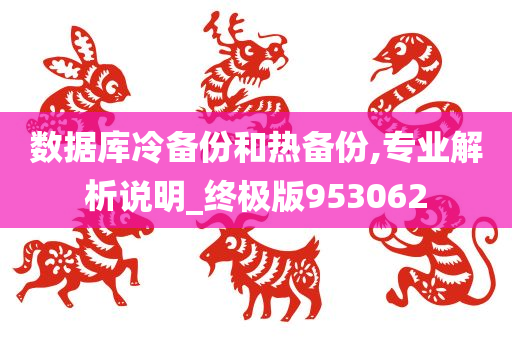 数据库冷备份和热备份,专业解析说明_终极版953062