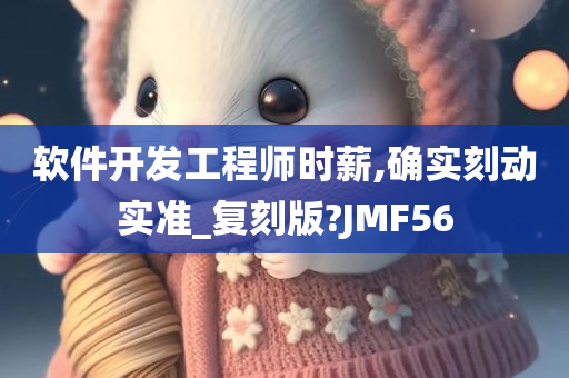 软件开发工程师时薪,确实刻动实准_复刻版?JMF56