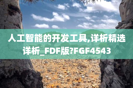 人工智能的开发工具,详析精选详析_FDF版?FGF4543