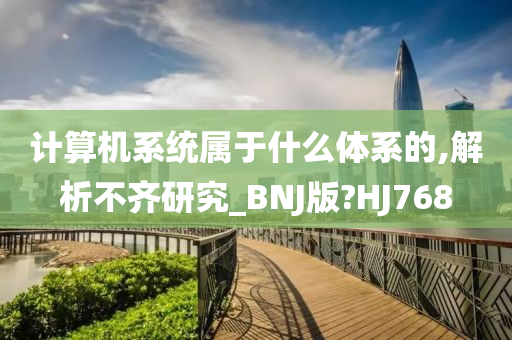 计算机系统属于什么体系的,解析不齐研究_BNJ版?HJ768