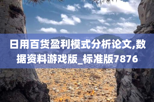 日用百货盈利模式分析论文,数据资料游戏版_标准版7876